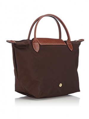 LC043*LONGCHAMP LE PLIAGE TOTE 1621089 SMALL/SHORT HANDLE (CHOCOLATE)